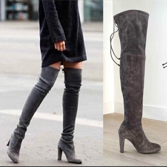 Stuart Weitzman Brown Highland Over-the-Knee Boots- off size 7 & 7.5 NWOT - Picture 2 of 15